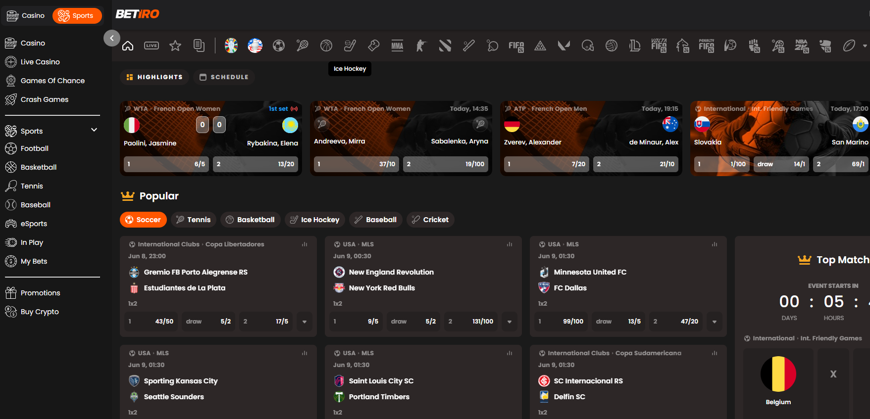 Betiro Sportsbook